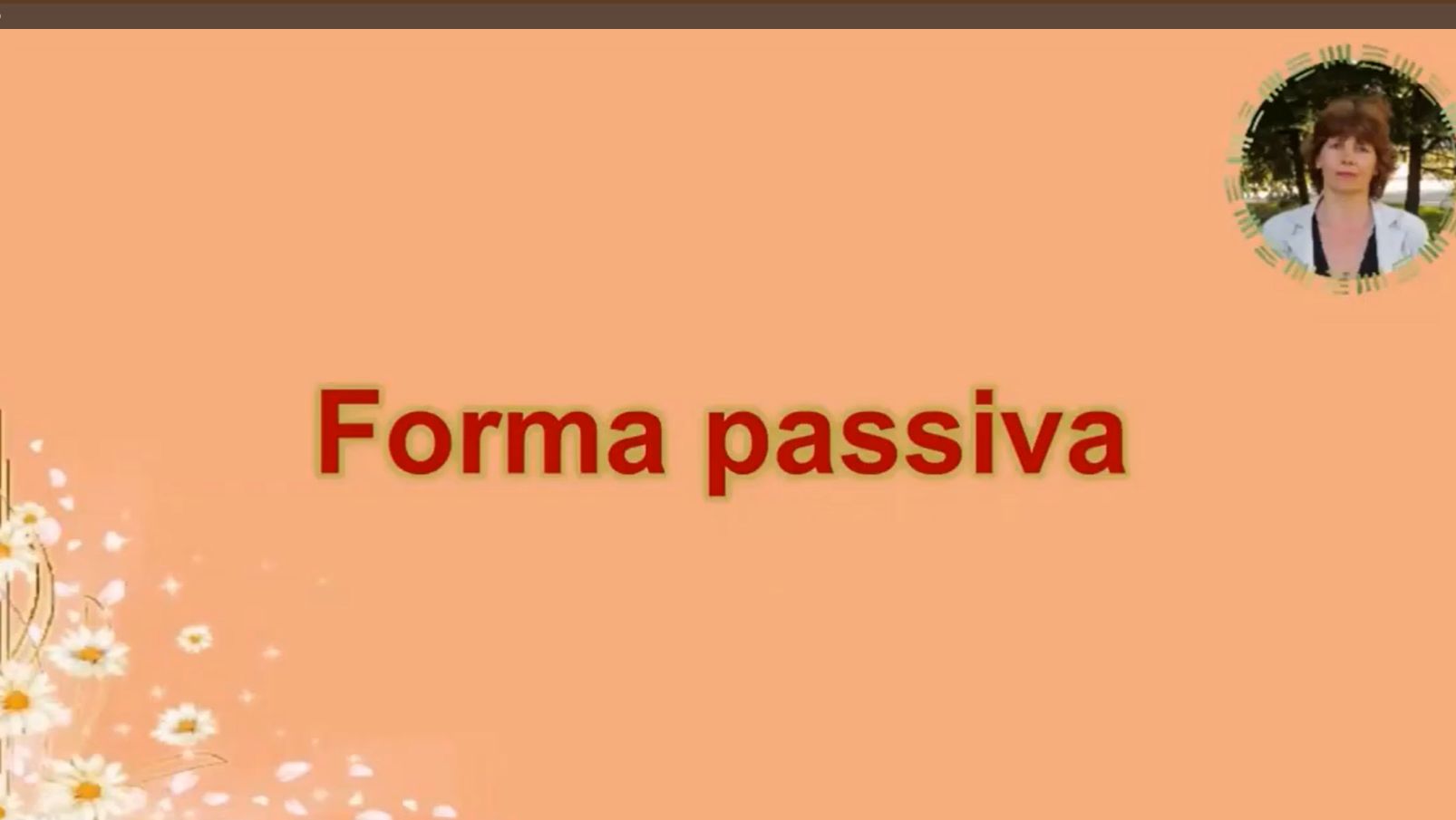 Пассивная форма глагола.