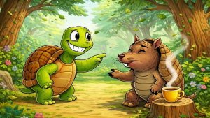 Французская скороговорка Tatie, ton thé t’a-t-il ôté ta toux ?