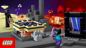 LEGO Minecraft 21584 Путешествие через порталы Незера и Края Обзор набора лего майнкрафт