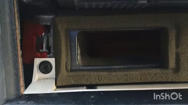 снимаем панель управления климатом