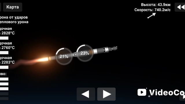 Запуск ракеты союз