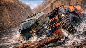 ЭТО ЗАСАДА! Вездеходы НЕ ОЖИДАЛИ такого на бездорожье ОФФРОУД пошёл не по плану