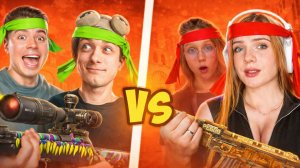 2 КИБЕР ДЕВОЧКИ vs 2 КИБЕР МАЛЬЧИКА - ИГРА в STANDOFF 2