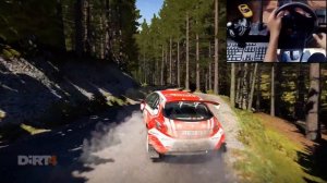 Peugeot 208 R5 на гравии 🔥 Dirt 4 с ручкой КПП на Logitech G29 🏁