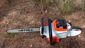 АККУМУЛЯТОРНАЯ ЦЕПНАЯ ПИЛА . -- НЕ ХУЖЕ ЛУЧШИХ !