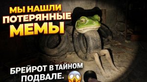 МЫ НАШЛИ ПОТЕРЯННЫЕ МЕМЫ - БРЕЙРОТ В ТАЙНОМ ПОДВАЛЕ. ЧТО С НИМИ СТАЛО??