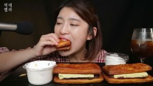 이마트 앙버터몽땅 ASMR 리얼 사운드 먹방 _ Sweet red bean paste an