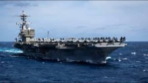 Третий авианосец США готовится к отправке на Ближний Восток