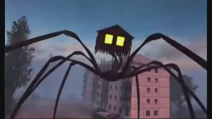 ДОМ НА НОГАХ ПАУКА И ЖИВАЯ ЛУНА! 🏠🕷️ Танцы COFFIN DANCE под EDM! 🔥