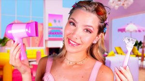 ASMR Barbie Cuts your Hair, Shaves and Dresses you UP! (You're Ken)