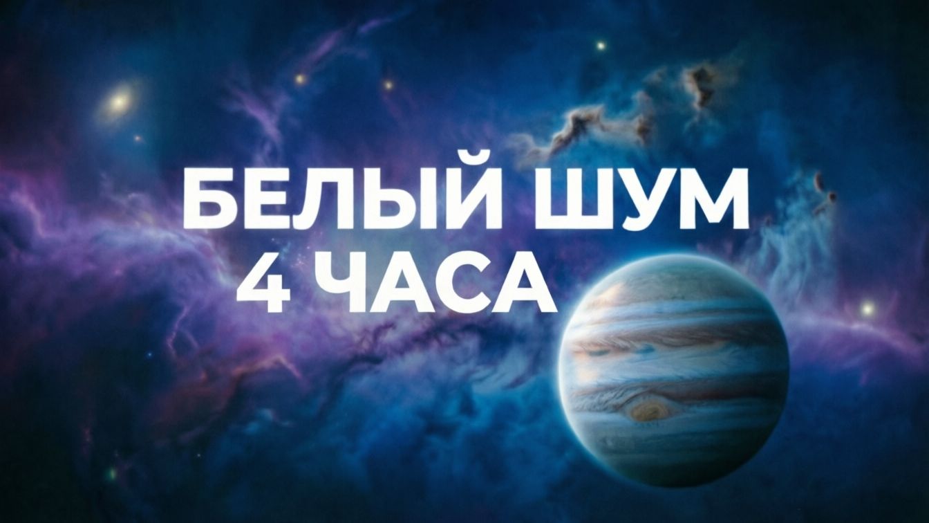 ➤ ЗВУК ПОКОЯ ➤ 4 часов белого шума  #белыйшумдлясна #белыйшумдлядетей #белыйшумдляноворожденных