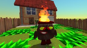 КАК СДЕЛАТЬ СКИН ДРЕВО ФАКЕЛА ИЗ РАСТЕНИЯ ПРОТИВ ЗОМБИ В ЧИКЕН ГАН