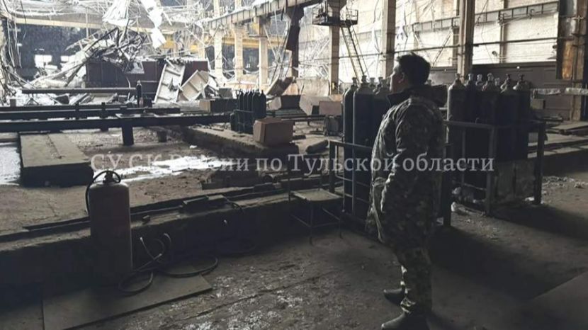 В Тульской области после обрушения крыши цеха задержан сотрудник организации