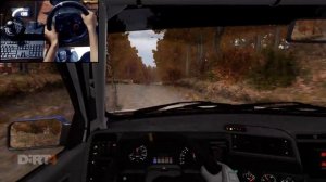Ford Sierra Cosworth RS500 на гравии 🔥 Dirt 4 с ручкой КПП на Logitech G29 🏁