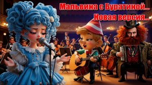 Буратино деревянный негодяй... Песни ИИ. #Нейросетьклипы  #Нейросетьпесни #музыкаИИ ИИ на русском