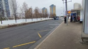 автобус НефАЗ 5299 борт 192872, маршрут 1580 и автобус НефАЗ 5299 борт 192844, маршрут 1282