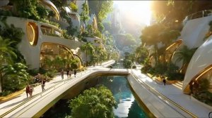 День в городе будущего