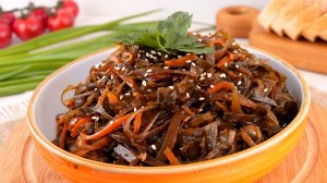 Салат из морской капусты "Зелёное золото“ Источник здоровья и энергии! Морская капуста по-корейски