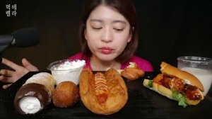 파리바게트 빵 ASMR 리얼 사운드 먹방 _ Paris baguette Breads _ パ