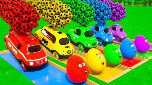 Колеса в автобусе - Песенка про маленькую акулу - Колеса в форме яиц-сюрпризов - Детские песенки