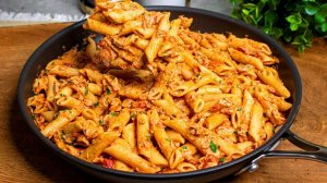 Макароны с тунцом за 15 минут. Паста с тунцом за 20 минут. Вкусный ужин из простых продуктов!