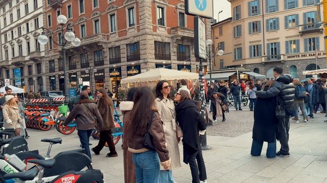 Италия. Пешеходная экскурсия по олимпийскому Милану в формате 4К