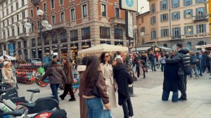 Италия. Пешеходная экскурсия по олимпийскому Милану в формате 4К