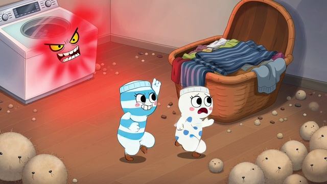 🧦💨 Побег из стиралки: драма в трёх носках 😱