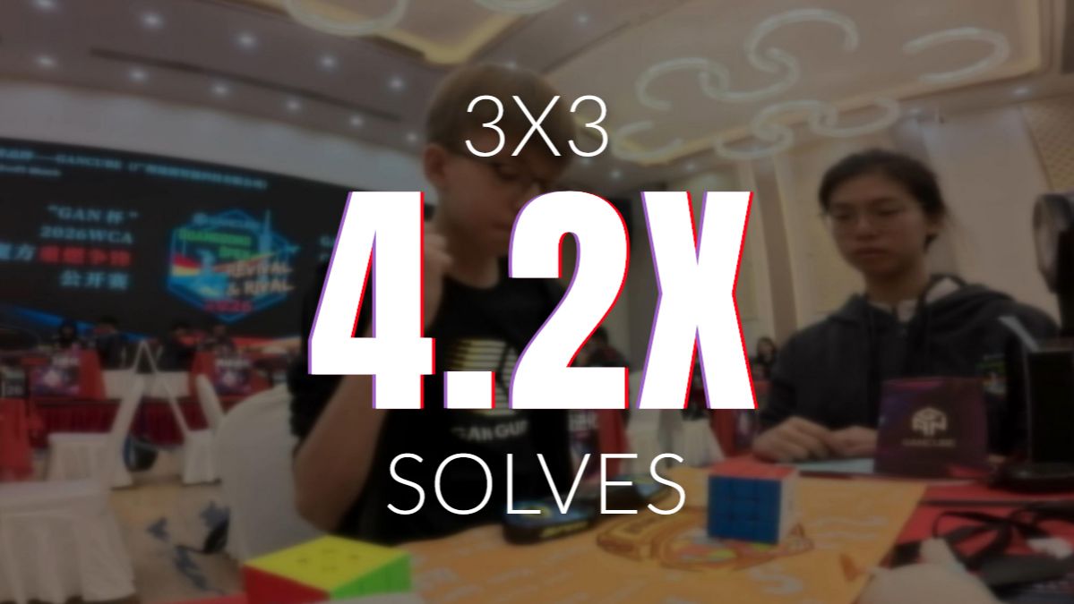 [4.2X] 3x3 Solves