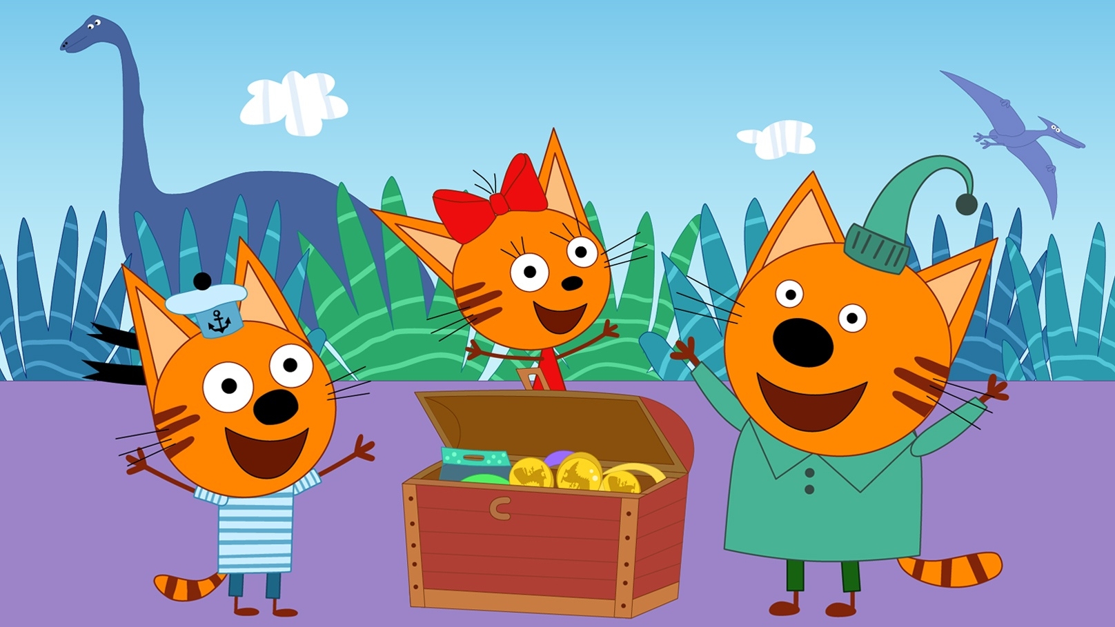 Три Кота | Игра Для Детей | Игра Мультфильм 🐱🚀👍