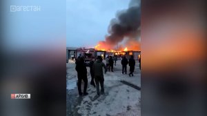50 млн руб. составил ущерб от пожара в мебельном цехе Махачкалы