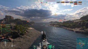 Крейсер Salem: +225к урона 9 фрагов - Мир кораблей (World of Warships)