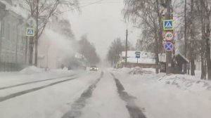 Март. Метель.