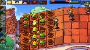 Я играю в растения против зомби я играл 3 уровня!