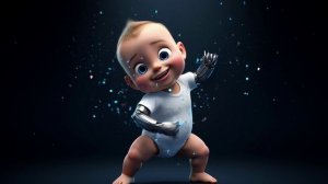 👶🌀 Танцующий AI-младенец — твой новый кошмар в ленте 😨