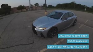 Обзор Lexus IS 350 F Sport AWD Лексус ЛС350Ф Спорт