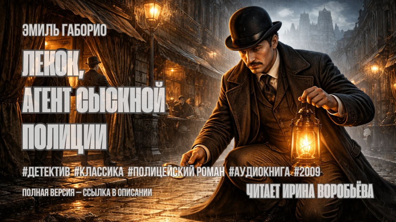 Аудиокнига. Эмиль Габорио — «Лекок, агент сыскной полиции»