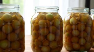 ПОМИДОРЫ ЗЕЛЕНЫЕ МАРИНОВАННЫЕ С УКСУСОМ НА ЗИМУ