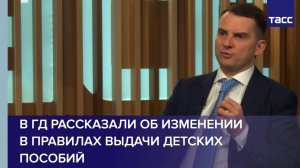 В ГД рассказали об изменении в правилах выдачи детских пособий