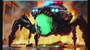 ПОЛИЦЕЙСКАЯ МАШИНА МОНСТР И САМОЛЕТ МАКВИН! 🚔✈️ Танцы COFFIN DANCE под EDM! 🔥