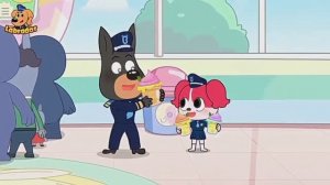 Шериф Лабрадор. Эвакуация при землетрясении. Познавательный мультфильм.