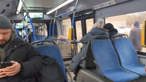 поездка на автобусе ЛиАЗ 6213 борт 191142, по маршруту 687