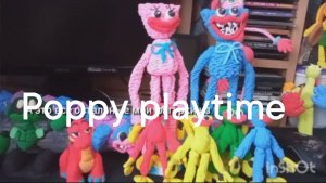 Новые фигурки по Поппи плейтайм из воздушного пластилина