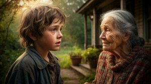 «Я потерялся» — сказал мальчик. Старушка впустила его в дом. А утром узнала правду.