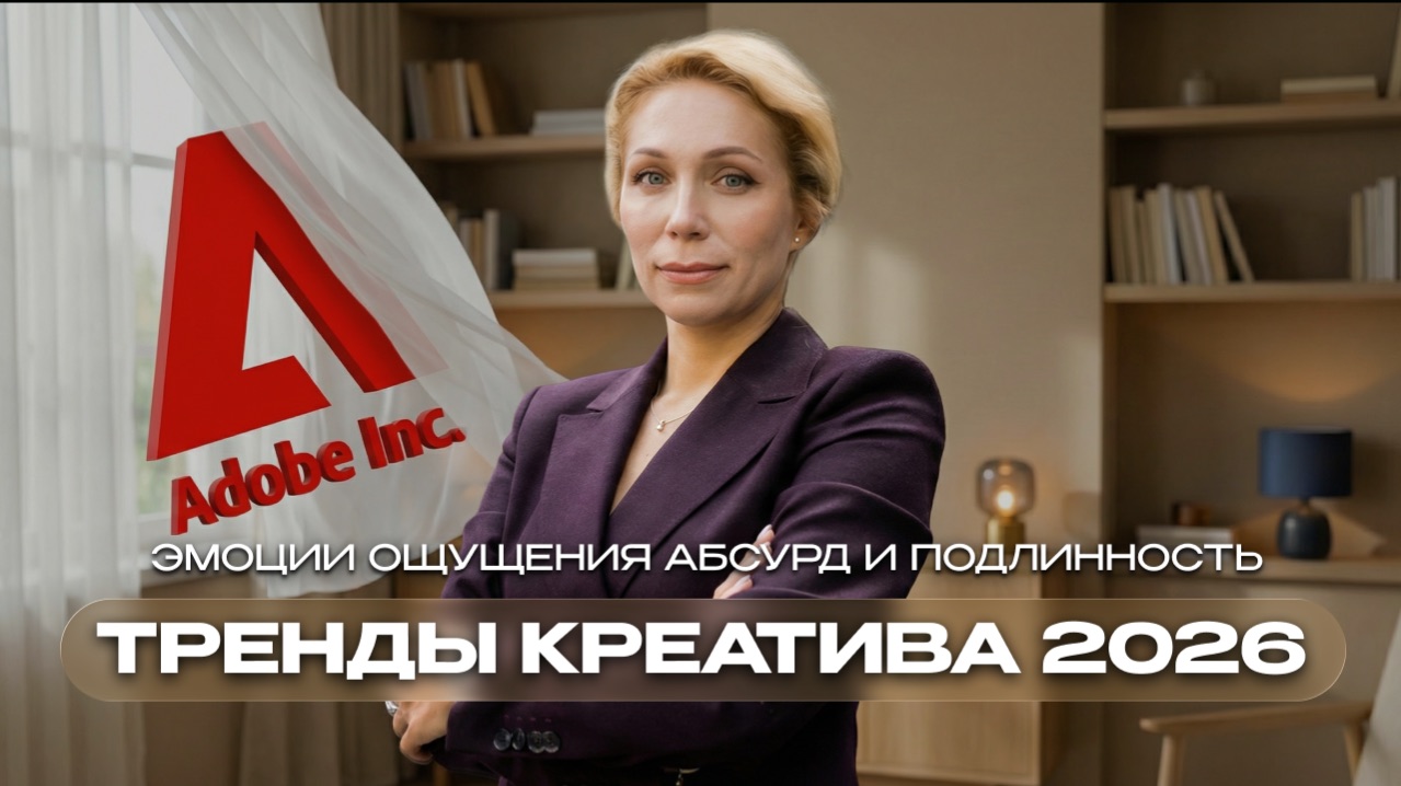 4 креативнных тренда от Adobe - эмоции, ощущения, абсурд и локальный колорит