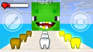 Майки Смайл Раш с Джей Джей - симулятором стоматолога. Майнкрафт Мультик