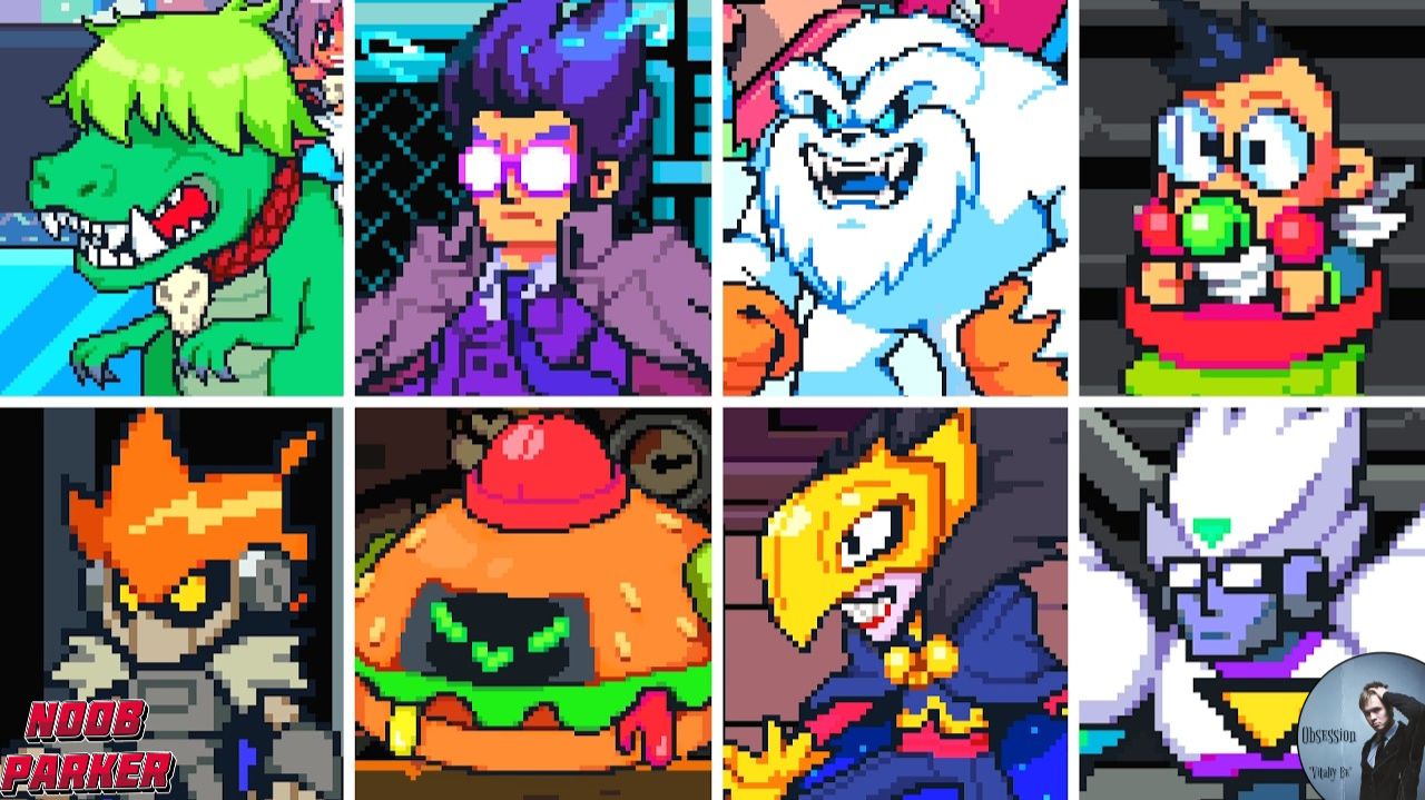 SCOTT PILGRIM EX Все боссы