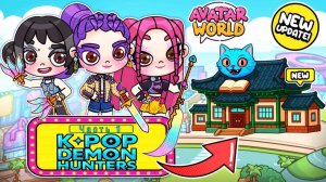 Школа К-поп охотниц на демонов в Avatar World/ Часть 1