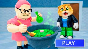 ПОБЕГ ОТ ЗЛОЙ БАБУШКИ! ОНА ХОЧЕТ МЕНЯ ПЕРЕКОРМИТЬ ПИРОЖКАМИ!