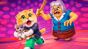 ПОБЕГ ОТ ЗЛОЙ БАБУСИ-УЧИЛКИ В РОБЛОКС! ОНА ХОЧЕТ ПОСТАВИТЬ МНЕ ДВОЙКУ!